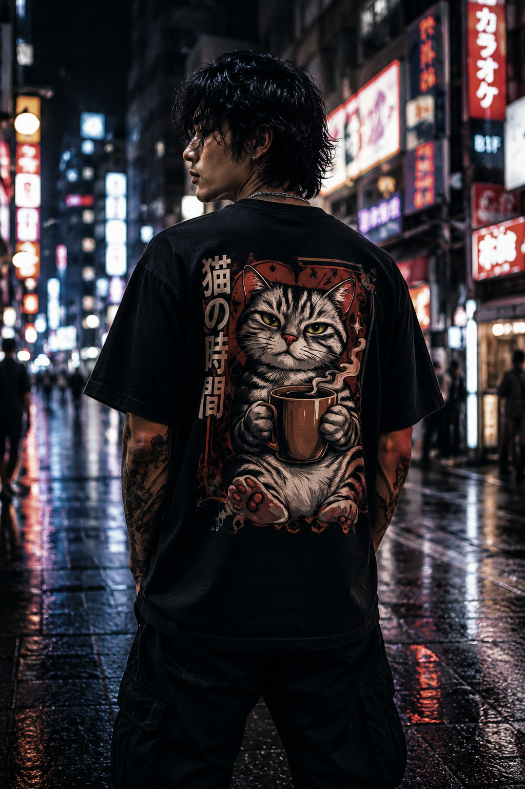 VIVILANA Anime Vibes streetwear T-shirt collection